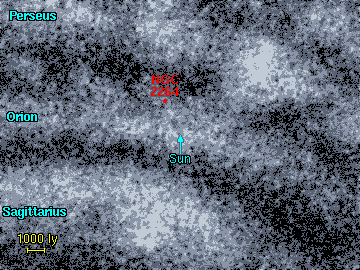 The location of the Cone nebula