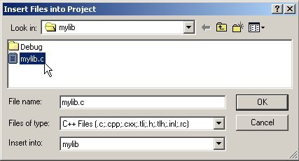 Pick out your C source file